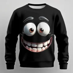 Men's Unisex 3D Sweatshirt Sweatshirt Long Sleeve Sweatshirt Crew Neck Casual Punk & Gothic 3D Print Party Streetwear Graphic All Seasons