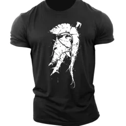 Men's Unisex Geometric T shirt Casual Style Classic Style Cool Shirt Short Sleeve T shirt Print Crew Neck Shirt Sports Casual Big and Tall Outdoor Street Holiday Light Pink Black White Summer