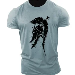 Men's Unisex Geometric T shirt Casual Style Classic Style Cool Shirt Short Sleeve T shirt Print Crew Neck Shirt Sports Casual Big and Tall Outdoor Street Holiday Light Pink Black White Summer