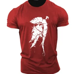 Men's Unisex Geometric T shirt Casual Style Classic Style Cool Shirt Short Sleeve T shirt Print Crew Neck Shirt Sports Casual Big and Tall Outdoor Street Holiday Light Pink Black White Summer