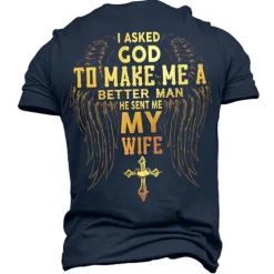 Men's Unisex Graphic Templar Cross Letter T shirt Christian T Shirts Short Sleeve T shirt 3D Print Crew Neck Shirt Vintage Sports Designer Outdoor Street Daily Black Army Green Navy Blue Summer