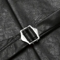 Men's Vest Gilet Vacation Daily Date Fashion Casual Spring Fall Buttons Pocket Faux Leather Comfortable Plain Single Breasted One-button Lapel Regular Fit Dark Brown Black Red Light Brown Vest