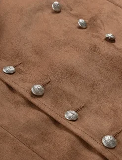 Men's Vest Waistcoat Daily Wear Vacation Going out Vintage Fashion Spring & Fall Button Polyester Comfortable Plain Double Breasted Lapel Regular Fit Black Royal Blue Brown Rose Red Vest