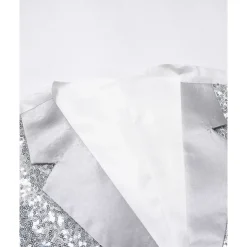 Men's Vest Waistcoat Gilet Performance Vacation Stage Fashion Casual Summer Spring Sequins Buttons Pocket Polyester Comfortable Plain Single Breasted One-button Lapel Regular Fit Silver Black Vest