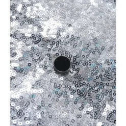 Men's Vest Waistcoat Gilet Performance Vacation Stage Fashion Casual Summer Spring Sequins Buttons Pocket Polyester Comfortable Plain Single Breasted One-button Lapel Regular Fit Silver Black Vest