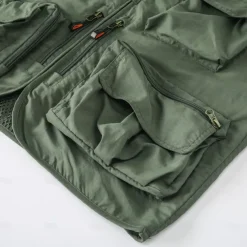 Men's Vest Waistcoat Gilet Fishing Vest Hiking Vest Sports Outdoor Fishing Photography Camping & Hiking Casual Fall Winter Mesh Side Pockets Quick Dry Double Layered Polyester Tactical Practical