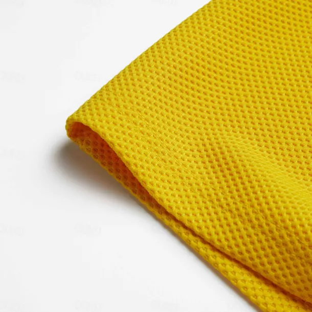 Men's Waffle Polo Shirt Business Polo Work Casual Lapel Ribbed Polo Collar Short Sleeve Modern Old Money Style Color Block Patchwork Button Spring & Summer Regular Fit Light Yellow Dark red Black