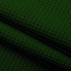 Men's Waffle Polo Shirt Golf Shirt Casual Holiday Lapel Ribbed Polo Collar Short Sleeve Old Money Style Plain Button Soft Summer Spring Regular Fit Green Waffle Polo Shirt