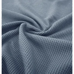 Men's Waffle Polo Shirt Golf Shirt Casual Holiday Lapel Ribbed Polo Collar Short Sleeve Fashion Basic Plain Button Soft Summer Spring Regular Fit Army Green Black White Burgundy Navy Blue Khaki