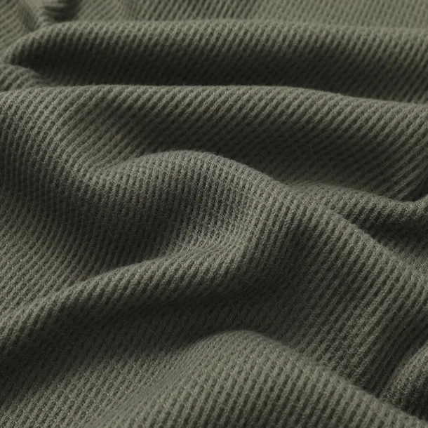 Men's Waffle Shirt T Shirt Tee Top Long Sleeve Shirt Long Sleeve Crew Neck Spring & Fall Plain Fashion Designer Basic Vacation Street Going out Dark Grey Black White Top Tee for Men