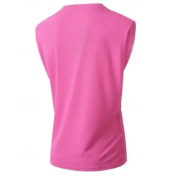 Men's Waffle Tee Tank Top Vest Top Undershirt Sleeveless Crew Neck Summer Plain Fashion Designer Basic Classic Vacation Street Going out Black White Pink Top Tee for Men