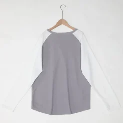 Men's Waffle Tee Waffle Shirt T Shirt Tee Top Long Sleeve V Neck Spring & Fall Color Block Fashion Designer Basic Patchwork Street Sport Casual Daily Black Gray Navy Blue Top Tee for Men