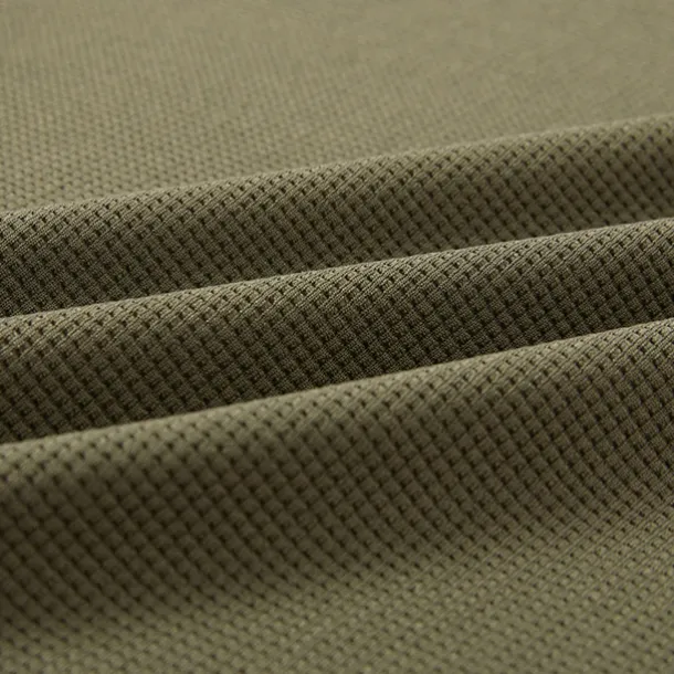 Men's Waffle T-shirt Quarter Zip Tee Tee Top Long Sleeve Shirt Long Sleeve Crewneck Spring & Fall Color Block Fashion Designer Basic Zipper Fake two piece Vacation Street Going out Dark Brown Army