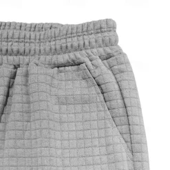 Men's Waffle Waffle Shorts Sweat Shorts Basketball Shorts Pocket Drawstring Elastic Waist Plain Comfort Quick Dry Short Holiday Beach Weekend Fashion Casual ArmyGreen Black Micro-elastic