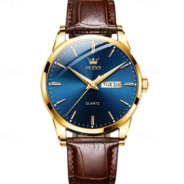 Men's Watches Luminous Calendar Week Display Chronograph Multifunction Quartz Watch Waterproof Sports Men'S Watches