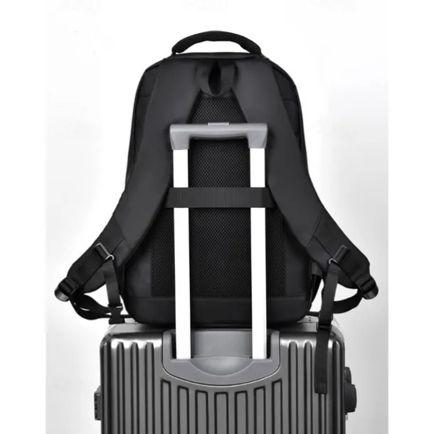 Men's Waterproof Business Laptop Backpack – Sleek Multi-Compartment Bag with USB Charging Port for Work and Travel