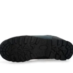 Men's Waterproof Hiking Boots with Red Laces - Durable Outdoor Footwear for Rugged Terrain