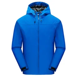 Men's Waterproof Hiking Jacket Gorpcore Hooded Jacket Windbreaker Raincoat Outdoor Rain Jacket Windproof Quick Dry Lightweight Jacket Outerwear Trench Coat Top Full Zip Fishing