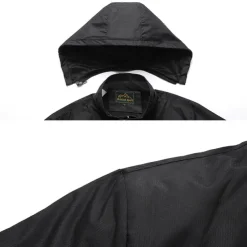 Men's Waterproof Hiking Jacket Rain Jacket Hiking Windbreaker Outdoor Waterproof Windproof Breathable Quick Dry Outerwear Trench Coat Top Fishing Climbing Ivory white Black Orange Army Green