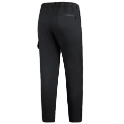 Men's Waterproof Hiking Pants Fleece Lined Pants Softshell Pants Winter Outdoor Regular Fit Thermal Warm Fleece Lining Detachable Fleece Breathable Pants / Trousers Bottoms Dark Grey Black / Orange