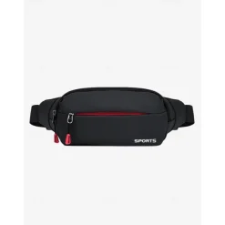Men's Waterproof Sports Waist Bag - Lightweight Fanny Pack with Multiple Pockets for Travel, Running, and Outdoor Activities
