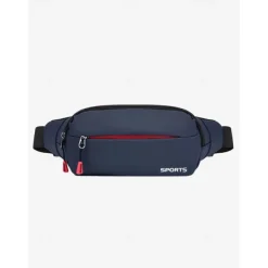 Men's Waterproof Sports Waist Bag - Lightweight Fanny Pack with Multiple Pockets for Travel, Running, and Outdoor Activities