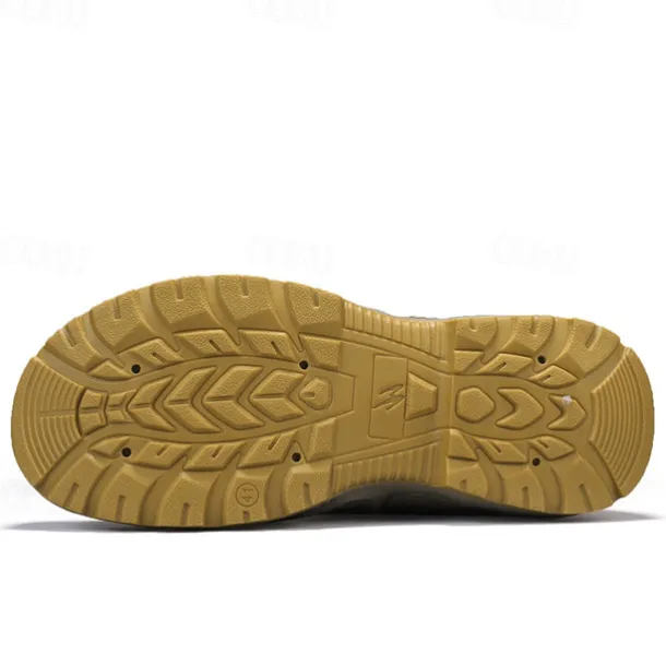 Men's Waterproof Winter Hiking Boots with Fur Lining – Insulated Outdoor Snow Boots for Cold Weather