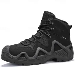 Men's Waterproof Winter Hiking Boots with Fur Lining – Insulated Outdoor Snow Boots for Cold Weather