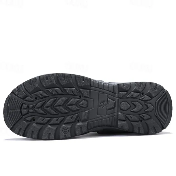 Men's Waterproof Winter Hiking Boots with Fur Lining – Insulated Outdoor Snow Boots for Cold Weather