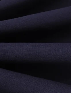 Men's Wedding Beach Wedding Linen Suits Navy Blue Lightweight Casual Solid Colored Standard Fit 2 Piece Single Breasted Two-buttons