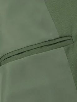 Men's Wedding Business Suits Black Sage Fashion Formal Solid Colored Standard Fit 3 Piece Single Breasted Two-buttons