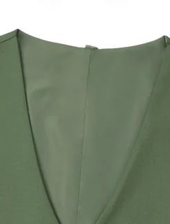 Men's Wedding Business Suits Black Sage Fashion Formal Solid Colored Standard Fit 3 Piece Single Breasted Two-buttons