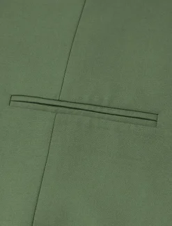 Men's Wedding Business Suits Black Sage Fashion Formal Solid Colored Standard Fit 3 Piece Single Breasted Two-buttons