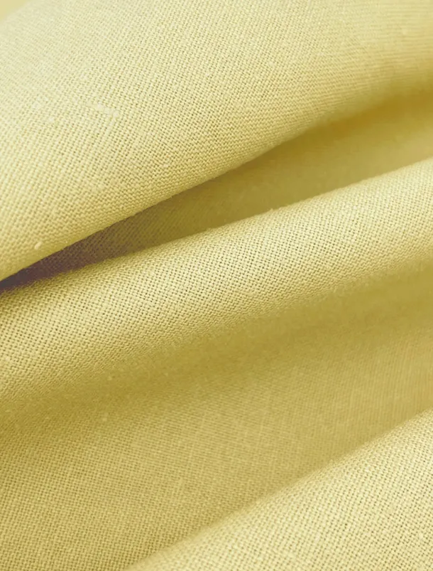 Men's Wedding Casual Linen Suits Daffodil Summer Yellow Fashion Formal Solid Colored Standard Fit 3 Piece Single Breasted One-button