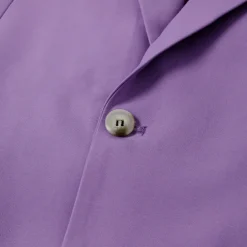 Men's Wedding Fall Wedding Suits Notch Pink Burgundy Solid Colored Tailored Fit 3 Piece Single Breasted One-button