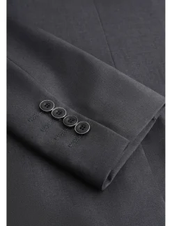 Men's Wedding Homecoming Suits Peaked Lapel Peak Burgundy Dark Green Fashion Daily Solid Colored Tailored Fit 2 Piece Single Breasted One-button