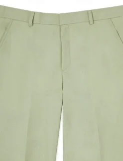 Men's Wedding Linen Suits Notch Lapel Sage Formal Solid Colored Standard Fit 3 Piece Single Breasted Two-buttons