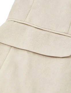 Men's Wedding Linen Suits Sage Half Lined Lightweight Summer Casual Solid Colored Standard Fit 2 Piece Single Breasted One-button