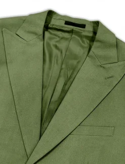 Men's Wedding Linen Suits Peaked Lapel Pink Sky Blue Fashion Casual Solid Colored Standard Fit 2 Piece Single Breasted One-button