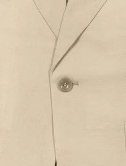 Men's Wedding Linen Suits Peaked Lapel Pink Sky Blue Fashion Casual Solid Colored Standard Fit 2 Piece Single Breasted One-button