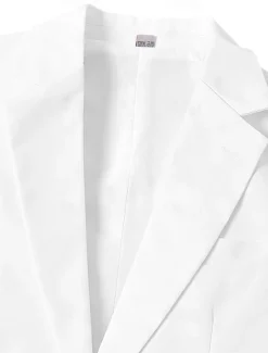 Men's Wedding Linen Suits White Sky Blue Solid Colored Tailored Fit 3 Piece Single Breasted Two-buttons