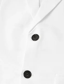 Men's Wedding Linen Suits White Sky Blue Solid Colored Tailored Fit 3 Piece Single Breasted Two-buttons