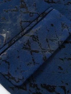 Men's Wedding Party Suits Notch Black Dark Navy Patterned Standard Fit 3 Piece Single Breasted Two-buttons