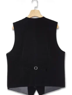 Men's Wedding Party Suits Peaked Lapel Black Fashion Party Solid Colored Standard Fit 3 Piece Single Breasted One-button