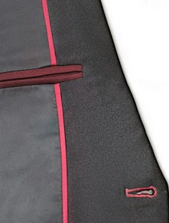 Men's Wedding Prom Party Suits Shawl Lapel Burgundy Dark Green Luxury Formal Solid Colored Standard Fit 3 Piece Single Breasted Two-buttons