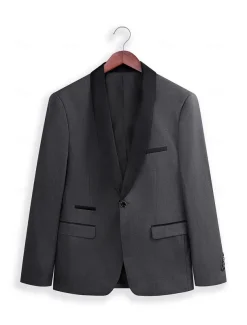 Men's Wedding Prom Suits Black Red Business Formal Solid Colored Standard Fit 3 Piece Single Breasted One-button