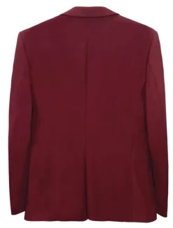 Men's Wedding Suits Notch Burgundy Royal Blue Solid Colored Tailored Fit 2 Piece Single Breasted One-button