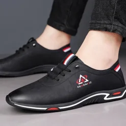 Men's White Slip-On Sports Sneakers – Lightweight Athletic Shoes for Casual and Active Wear, Comfortable and Stylish Design