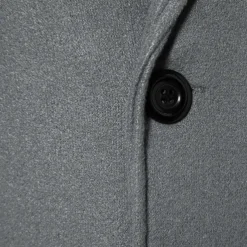 Men's Winter Coat Overcoat Trench Coat Outdoor Daily Wear Fall & Winter Polyester Thermal Warm Windproof Outerwear Clothing Apparel Fashion Streetwear Plain Lapel Single Breasted