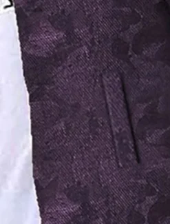 Men's Winter Coat Overcoat Coat Daily Wear Vacation With Pockets Print Front Pocket Fall & Winter Camo Streetwear Sport Turndown Regular Red Blue Purple Green Gray Jacket